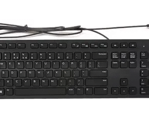 DELL KB216 Multimedia Keyboard with USB Interface, Plunger Keys Technology & Chiclet Wired USB Standard Desktop Keyboard Compatible with Desktop, Laptop, Mac Key Style, Hot Key-Volume, Mute, Play/Pause, Backward, Forward, Warranty 1 Year (Black)