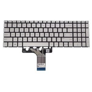 01_Laptop Keyboard For HP Pavilion 15‑EG, 15‑EGxxx Series, 15‑EH Series, 15‑EG, 15‑ Laptop Keyboard For HP Pavilion 15‑EG, 15‑EGxxx Series, 15‑EH Series, 15‑EG, 15‑ER, 15Z‑EH, 15T‑EG Series (Silver) (With Backlight)