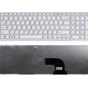 01_Laptop Keyboard For Sony Vaio SVE1512, SVE1513, SVE1516, SVE15111, SVE15112, SVE Laptop Keyboard For Sony Vaio SVE1512, SVE1513, SVE1516, SVE15111, SVE15112, SVE15 Series (White)
