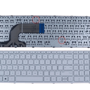Laptop Keyboard For HP Pavilion 15-R, 708168-001, 15-D, 15-E, 15-F, 15-N, 15-S Series (White)